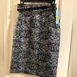 Antonio Melani, 4, jacquard  metallic cerulean silver black